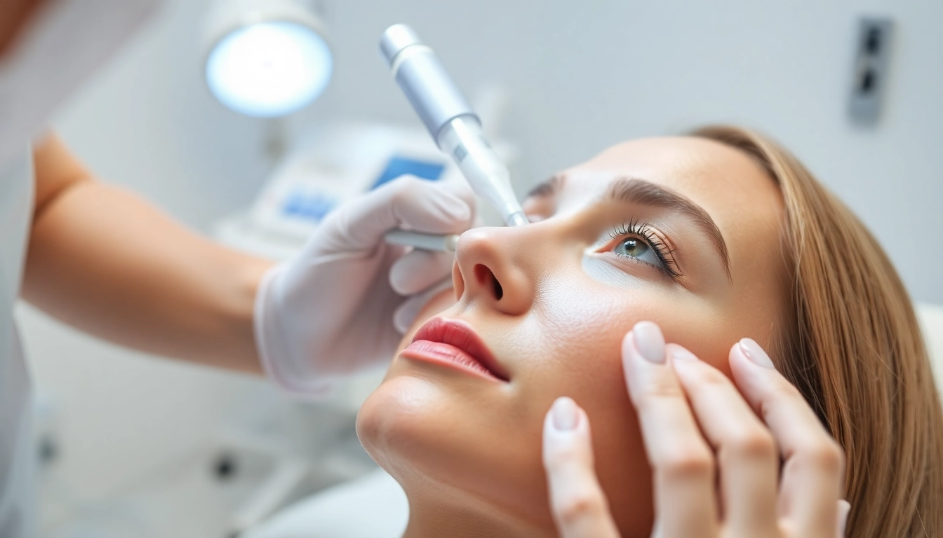 Experience a professional botox zuerich behandlung showcasing the care and precision of treatment in a serene clinic.