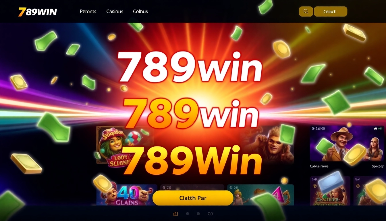 789win online casino platform showcasing engaging game graphics, vibrant colors, and secure betting environment for ultimate user experience.
