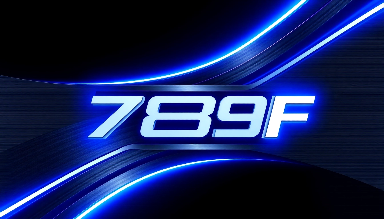 789F logo displayed on a futuristic digital background emphasizing technology and professionalism for brand recognition and accessibility.