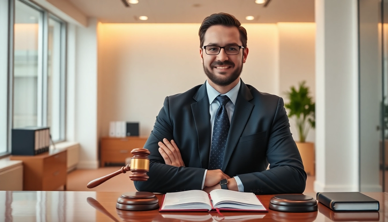 Professional lawyer consulting on 마약변호사, 마약전문변호사 cases in a modern office.