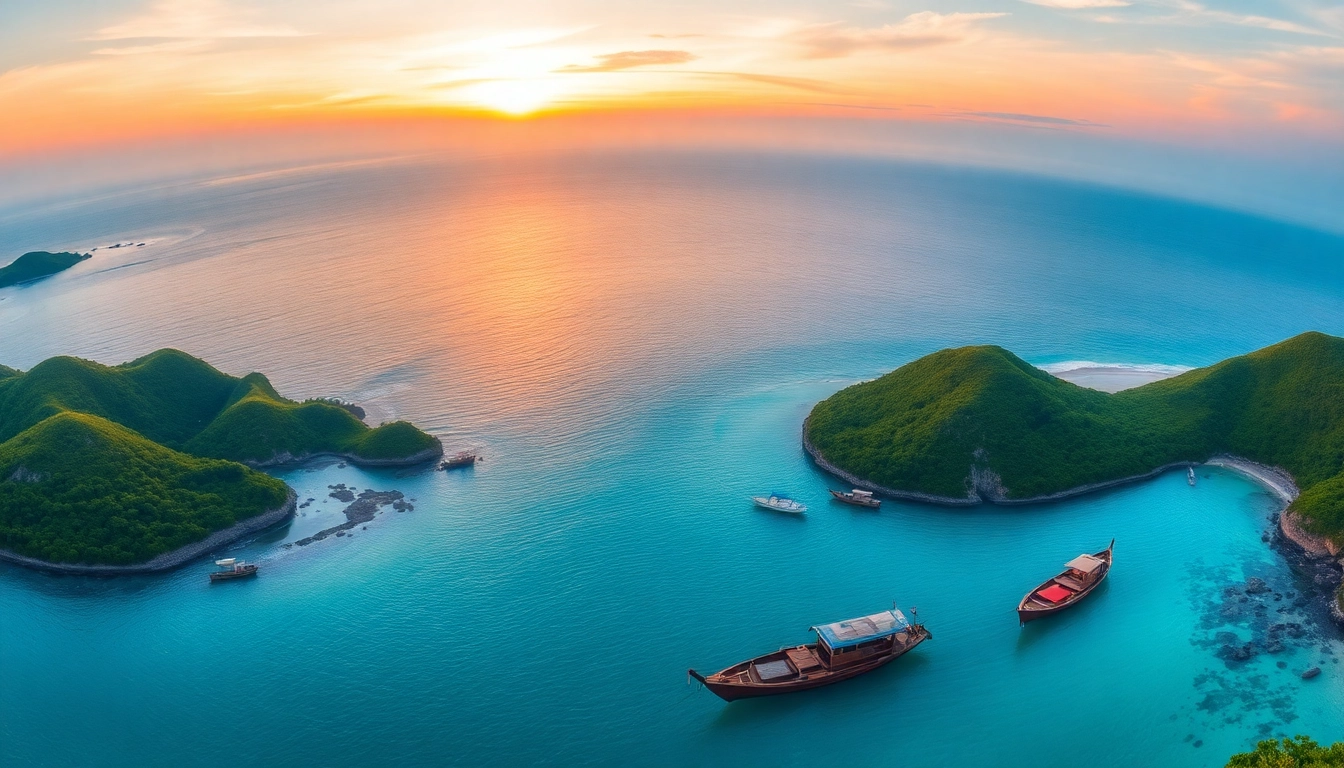 Lombok's stunning beaches with turquoise waters and green hills evoke natural beauty and adventure.