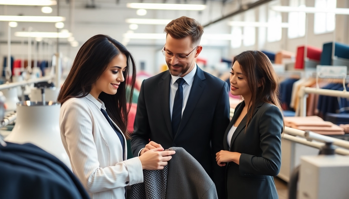 Clothing Manufacturers streamline production processes for high-quality garment creation in modern factories.