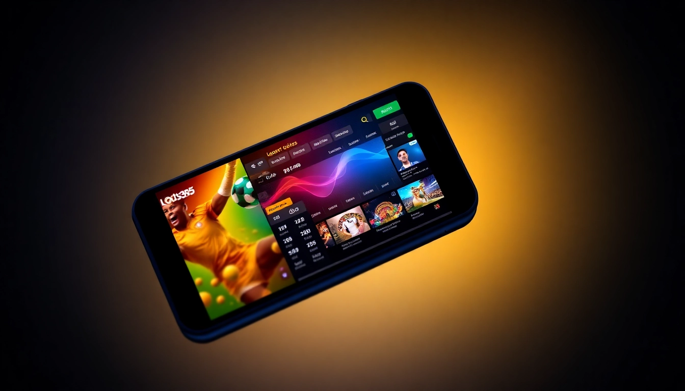 Lotus365 online betting platform on mobile, showcasing live sports odds and casino games for Indian users, emphasizing security and ease of use.