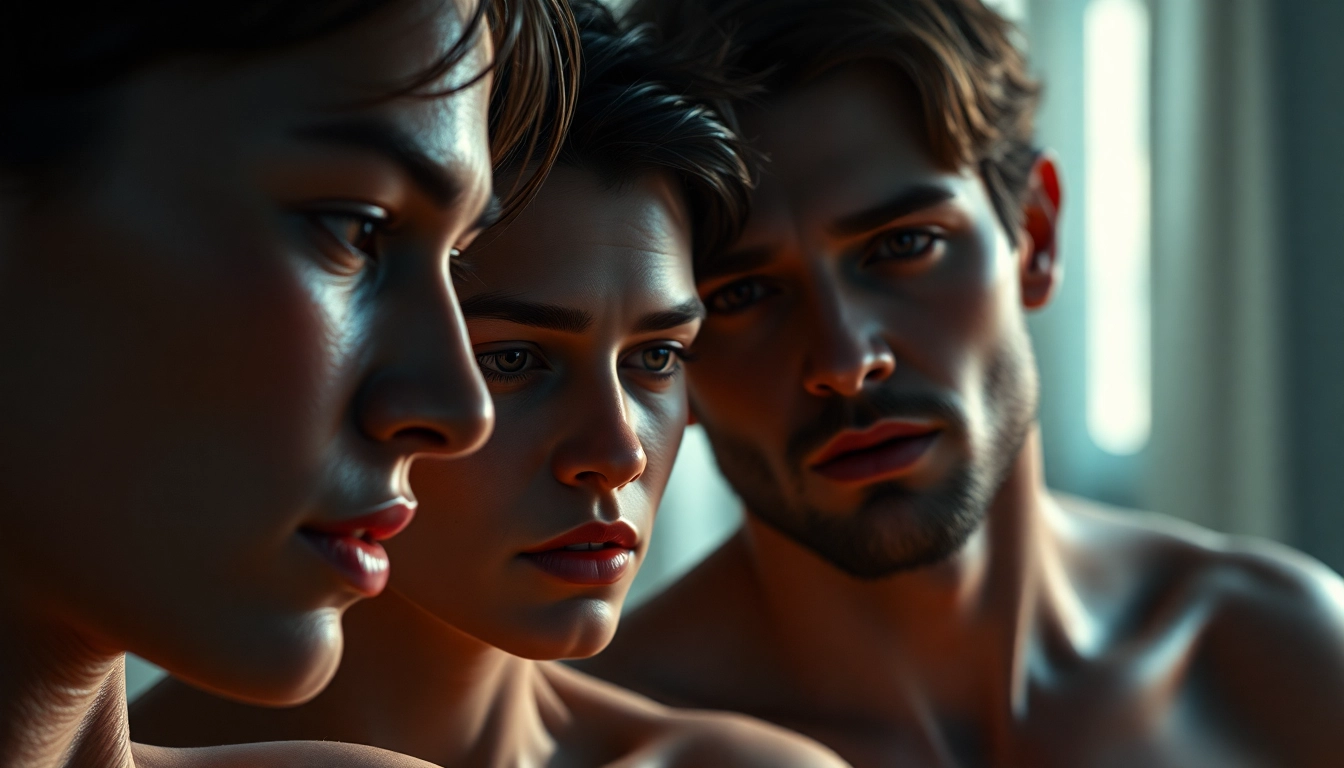 Stunning hyper-realistic NSFW AI art generated with advanced tools, showcasing emotional realism and detailed textures for adult digital content.