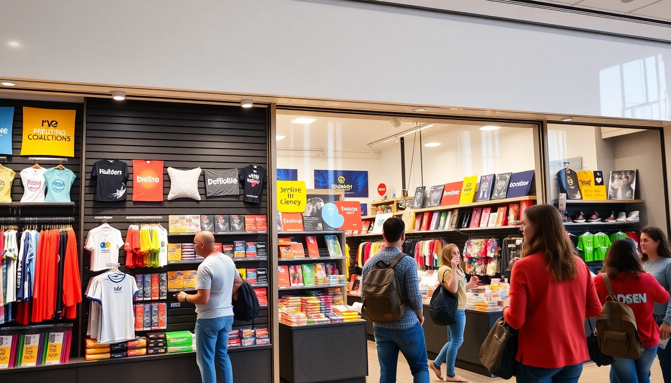 Customized promotional products in Louisville attract customers with vibrant displays and