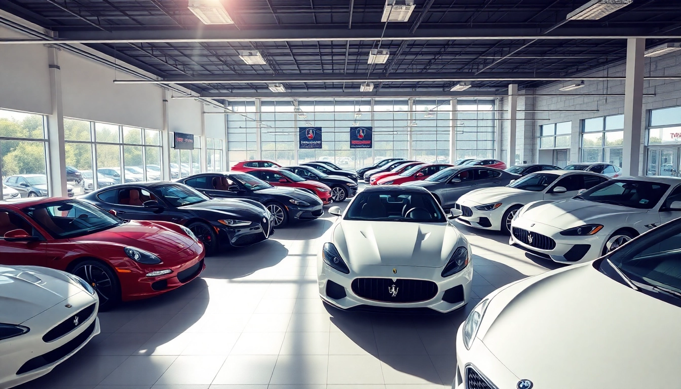 Professional staff evaluating compro auto usate vehicles for quality and reliability in a