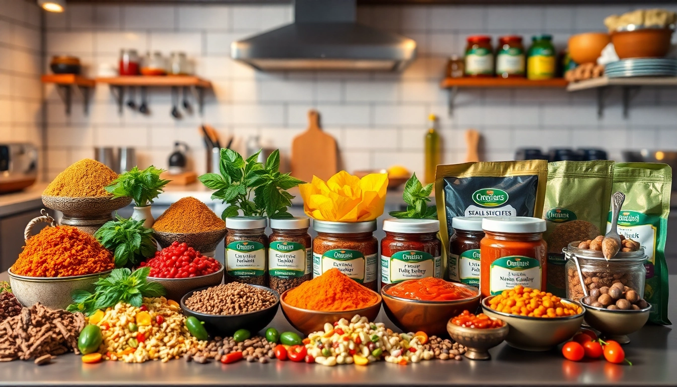 High-quality spices, sauces, pastes, and ready-to-eat products showcased by a leading