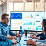 Leading agency seo team analyzing digital marketing strategies for business growth