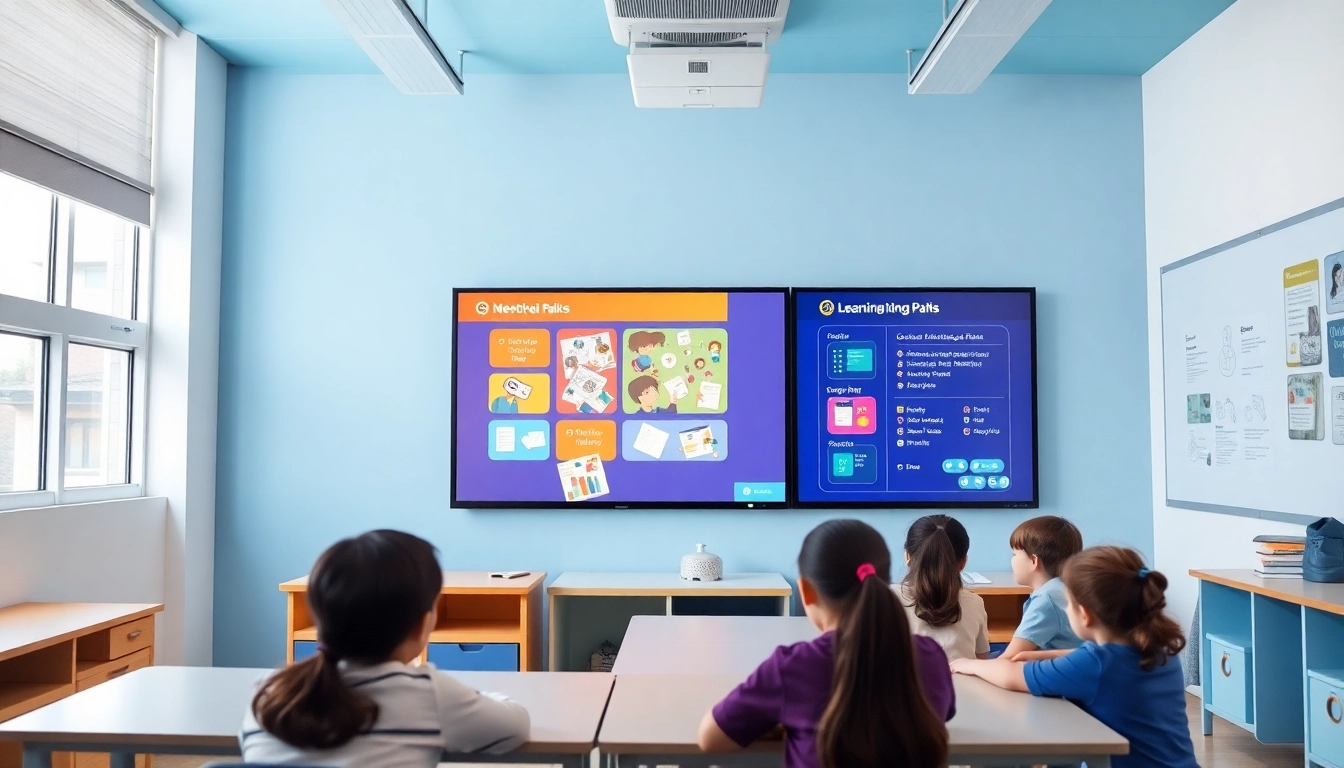 A professional using a personalized learning platform to create engaging, tailored educational