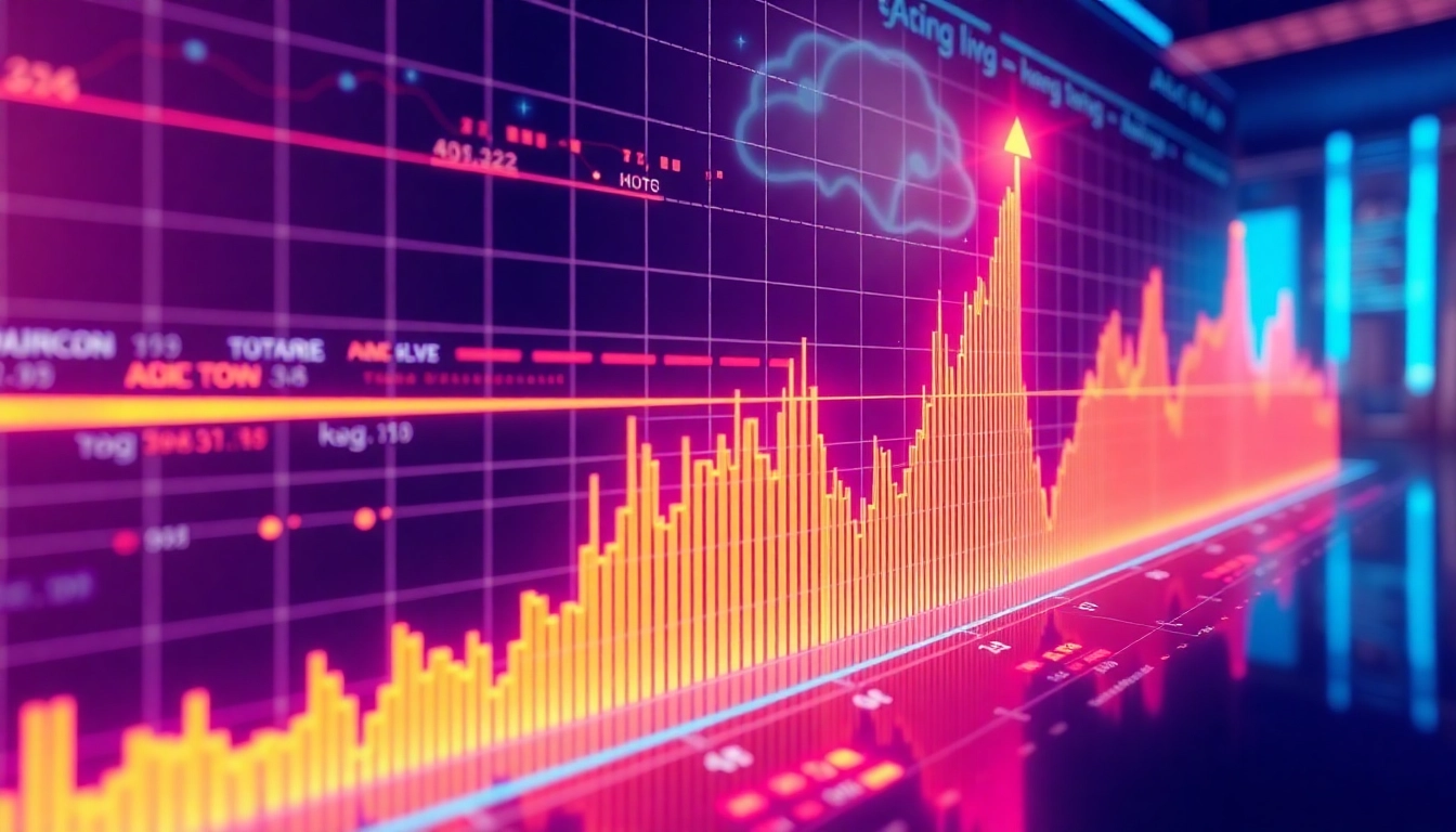 Aicoin digital currency analytics dashboard with charts and graphs demonstrating market trends
